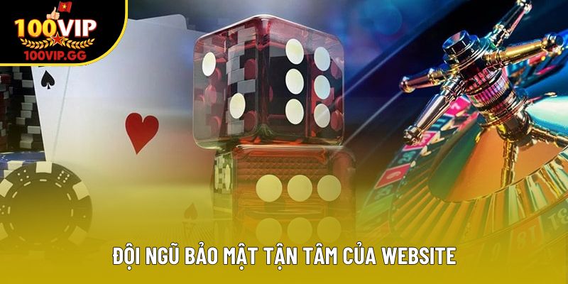 Đội ngũ bảo mật tận tâm của website