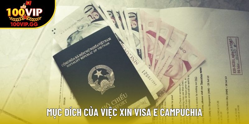 Mục đích của việc xin Visa E Campuchia